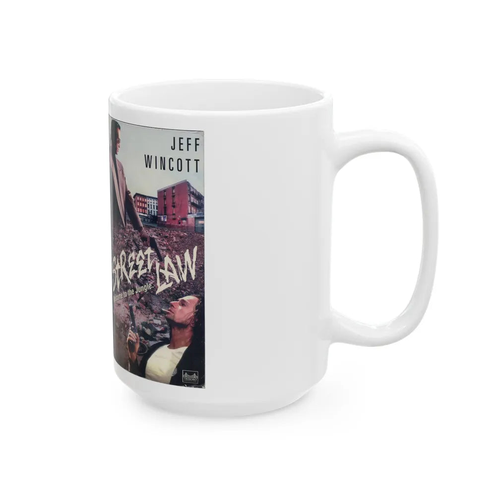 STREET LAW (VHS COVER) - White Coffee Mug-Go Mug Yourself