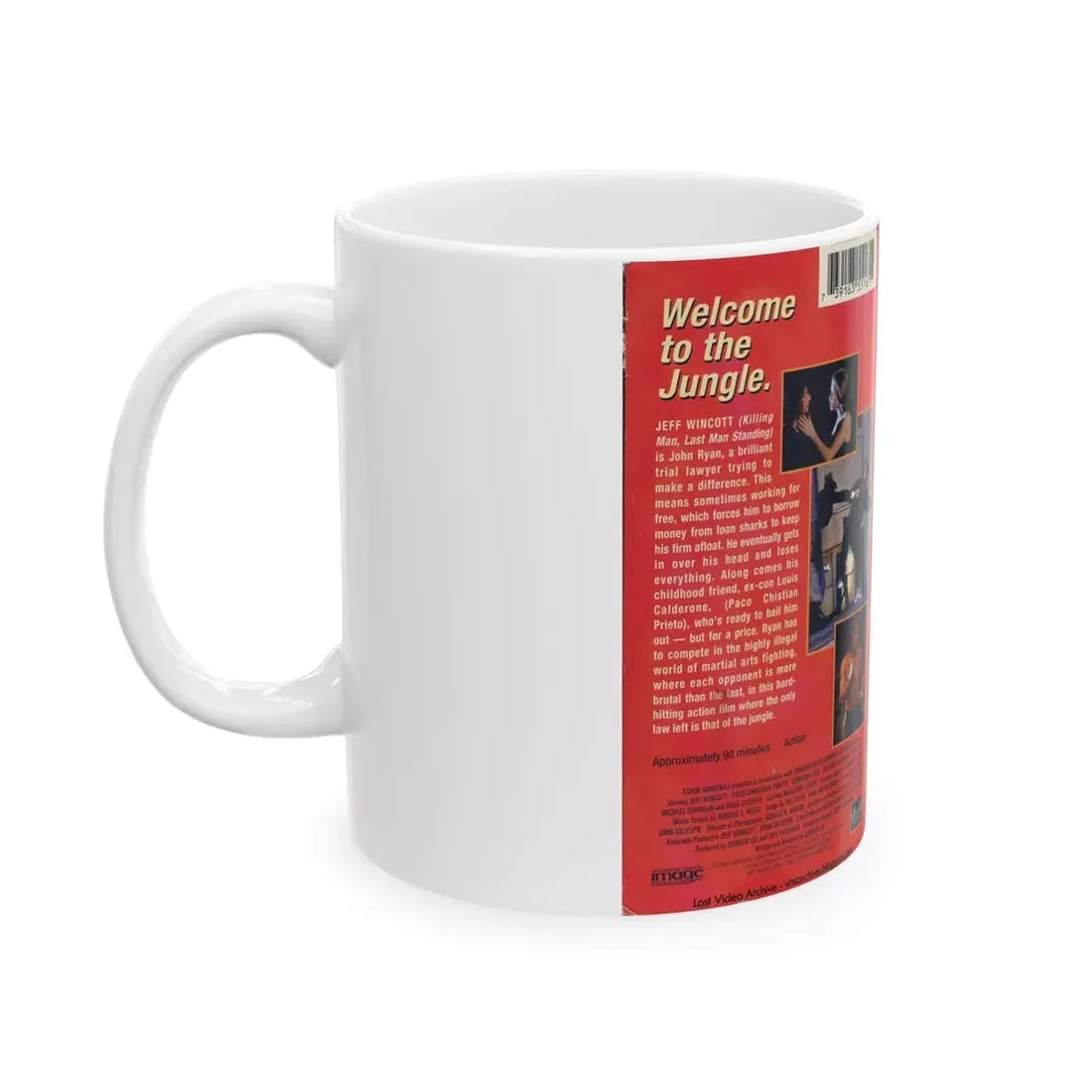 STREET LAW (VHS COVER) - White Coffee Mug - Go Mug Yourself