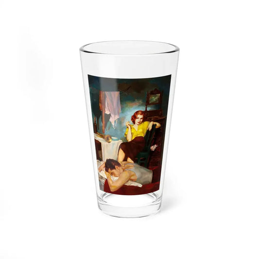 Street of the Blues, Original Novels paperback cover, 1952 - Pint Glass 16oz 16oz - Go Mug Yourself