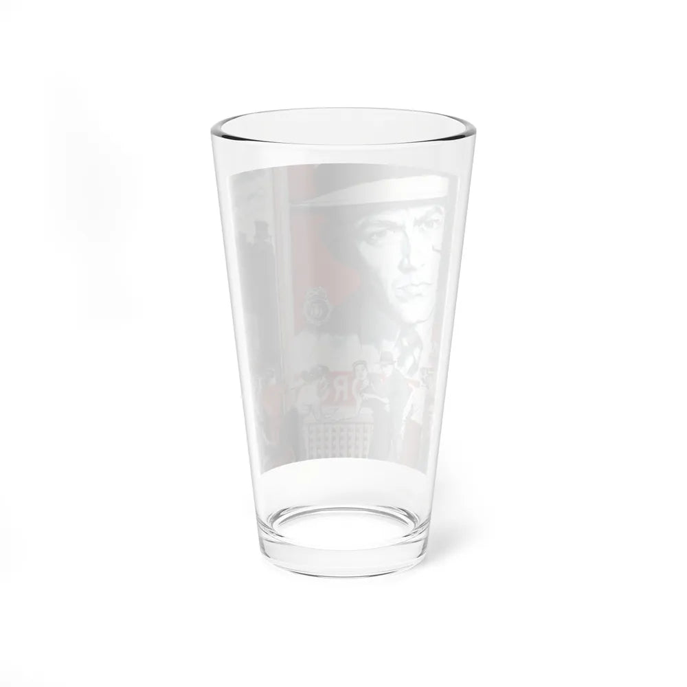 Street Scene with Celebrity (atributted) (Magazine Illustration) Pint Glass 16oz-Go Mug Yourself