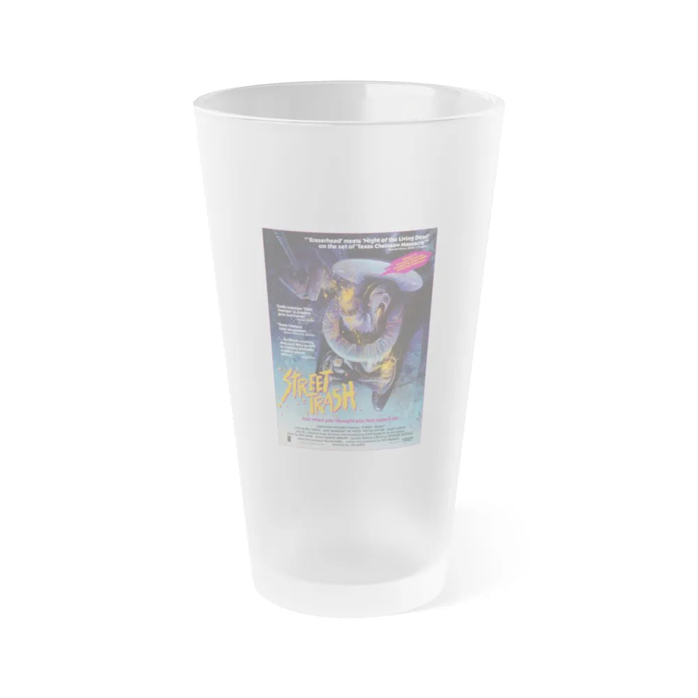 STREET TRASH 1987 Movie Poster - Frosted Pint Glass 16oz-Go Mug Yourself