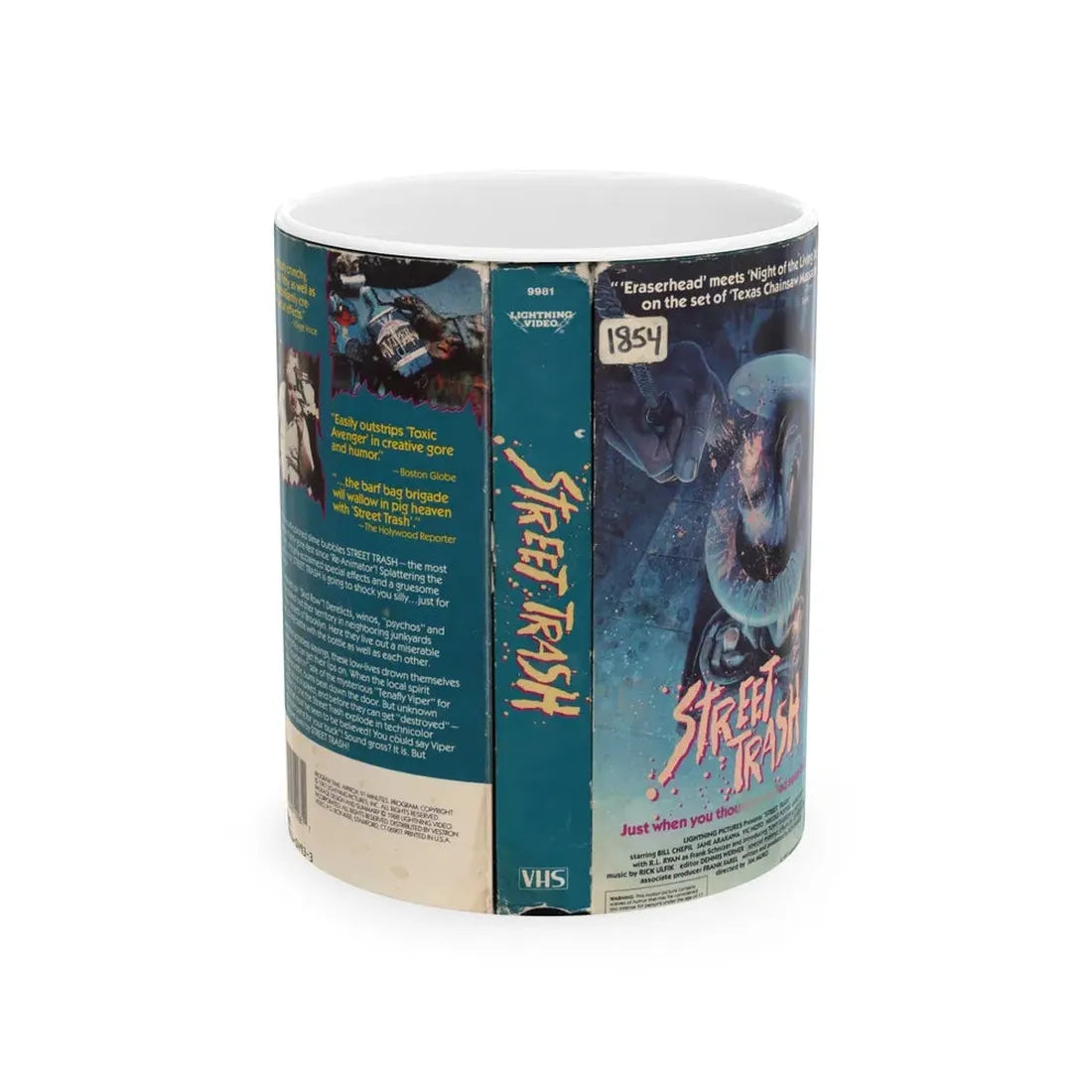 STREET TRASH (VHS COVER) - White Coffee Mug 11oz - Go Mug Yourself
