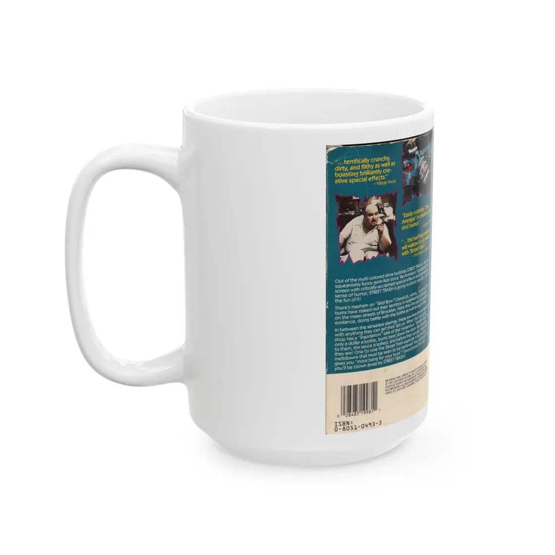 STREET TRASH (VHS COVER) - White Coffee Mug - Go Mug Yourself