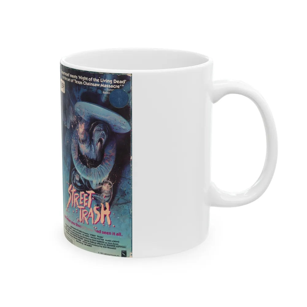 STREET TRASH (VHS COVER) - White Coffee Mug-Go Mug Yourself