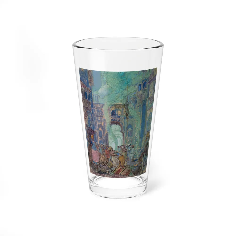 Street Vendors, Saturday Evening Post magazine illustration (Magazine Illustration) Pint Glass 16oz-16oz-Go Mug Yourself