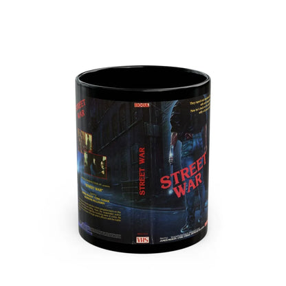 STREET WAR (VHS COVER) - Black Coffee Mug-11oz-Go Mug Yourself