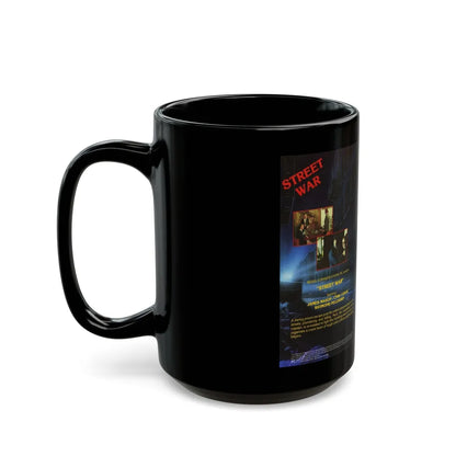 STREET WAR (VHS COVER) - Black Coffee Mug-Go Mug Yourself