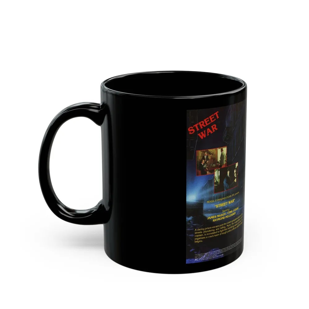 STREET WAR (VHS COVER) - Black Coffee Mug-Go Mug Yourself