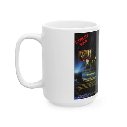 STREET WAR (VHS COVER) - White Coffee Mug - Go Mug Yourself