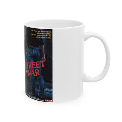 STREET WAR (VHS COVER) - White Coffee Mug-Go Mug Yourself