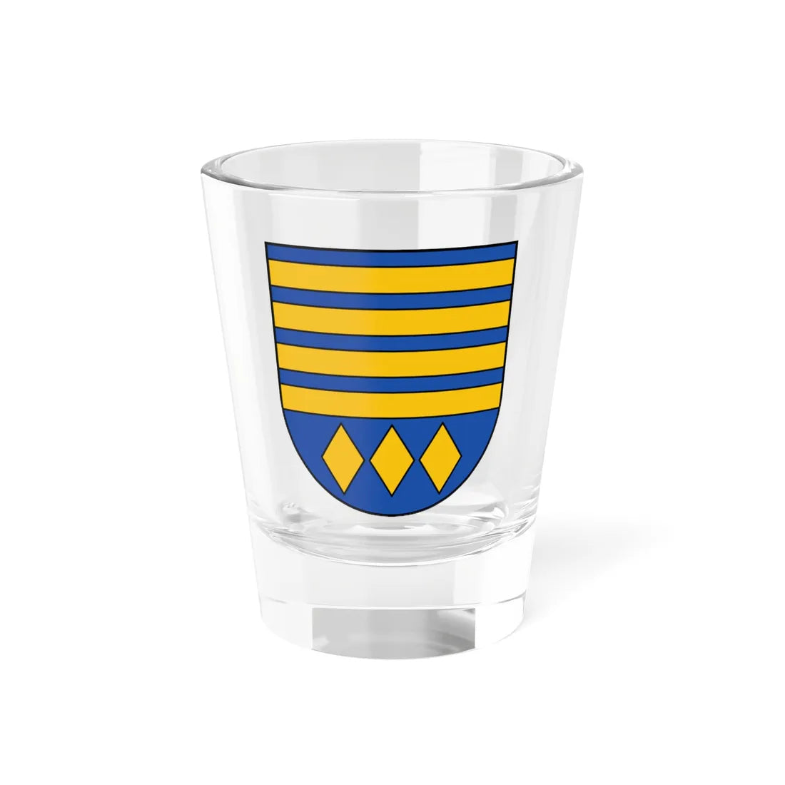 Strenci COA (Latvia) (Coat of Arms) Shot Glass 1.5oz 1.5oz - Go Mug Yourself