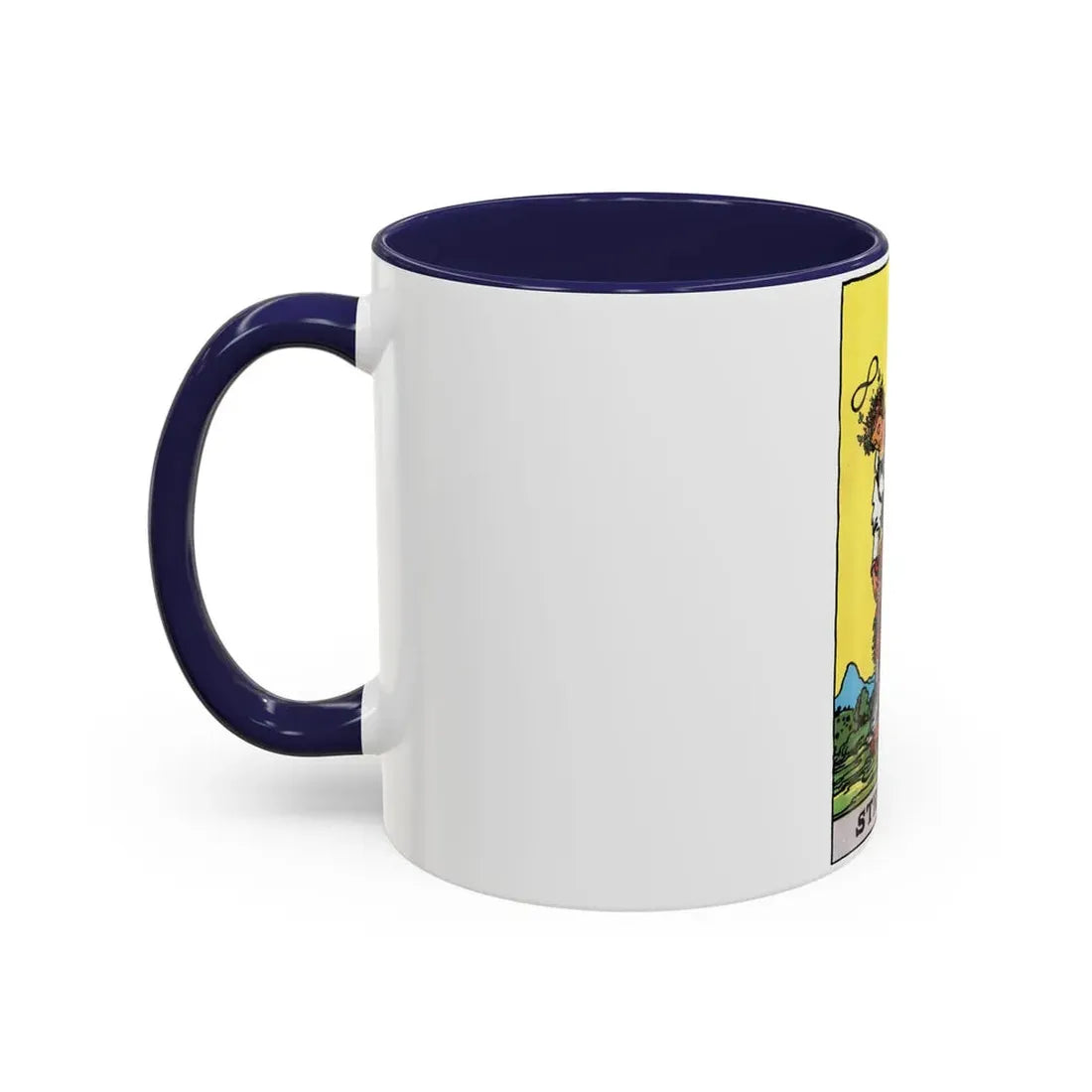 Strength (Tarot Card) Accent Coffee Mug - Go Mug Yourself