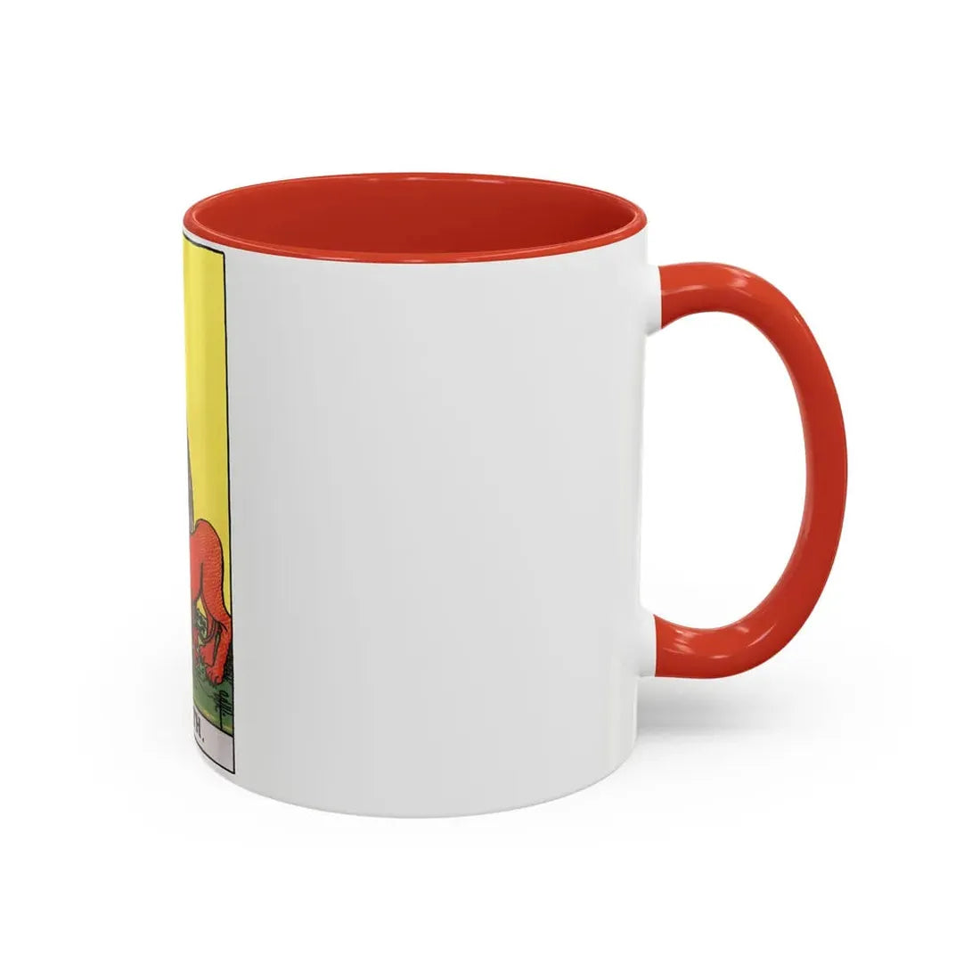 Strength (Tarot Card) Accent Coffee Mug - Go Mug Yourself