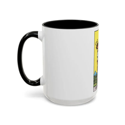 Strength (Tarot Card) Accent Coffee Mug - Go Mug Yourself