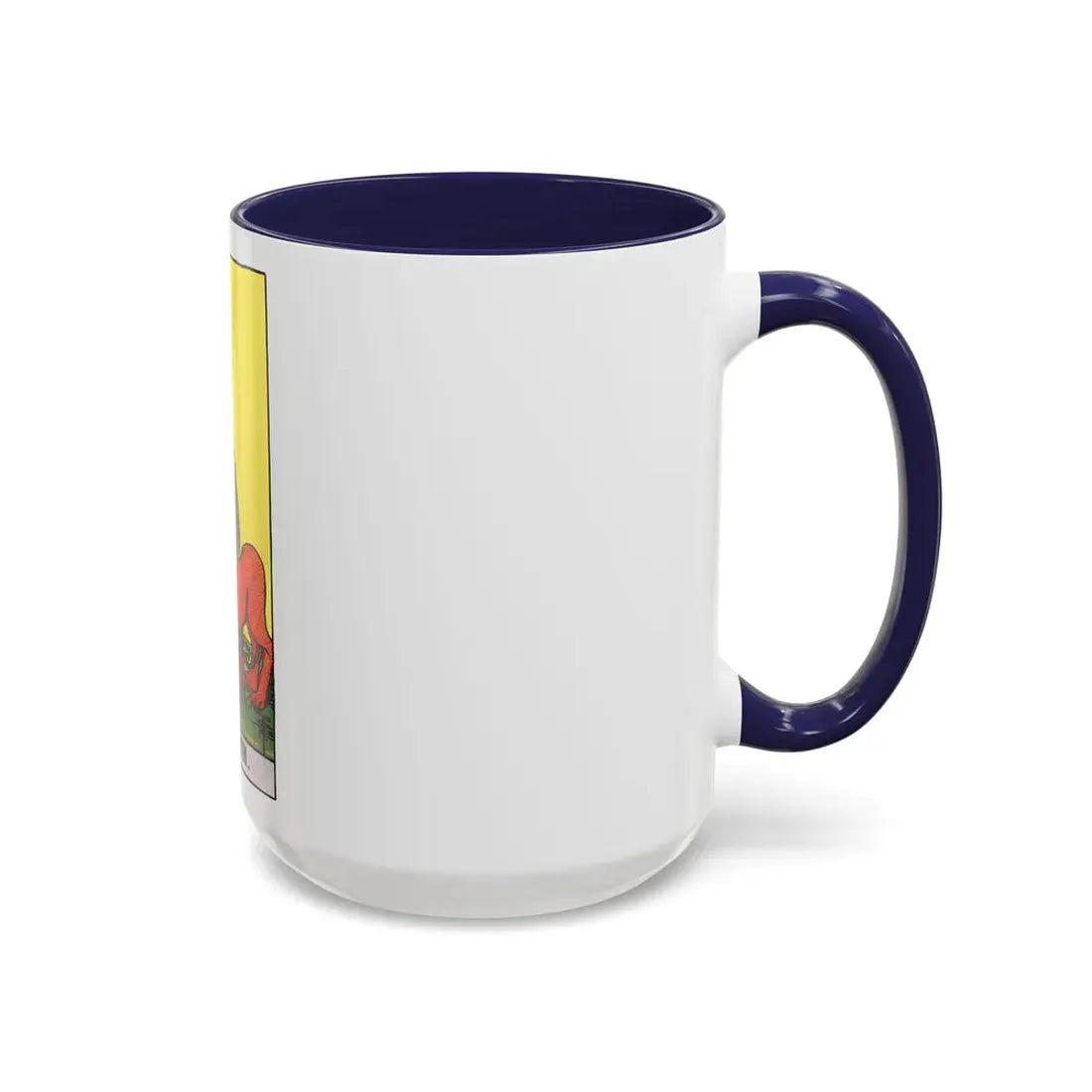 Strength (Tarot Card) Accent Coffee Mug - Go Mug Yourself