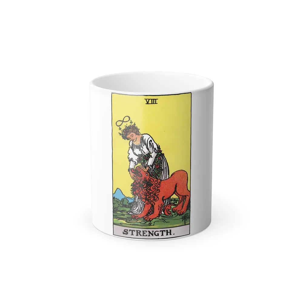 Strength (Tarot Card) Color Changing Mug 11oz-11oz-Go Mug Yourself