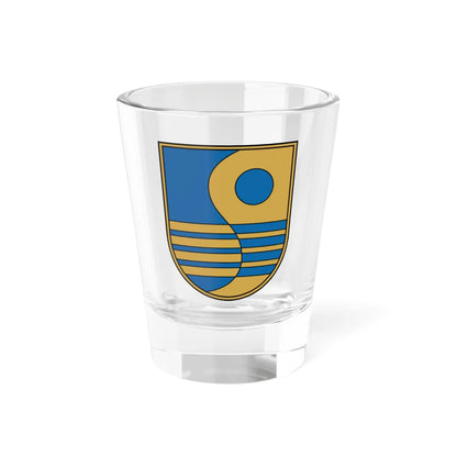 Strenču novads COA (Latvia) (Coat of Arms) Shot Glass 1.5oz 1.5oz - Go Mug Yourself