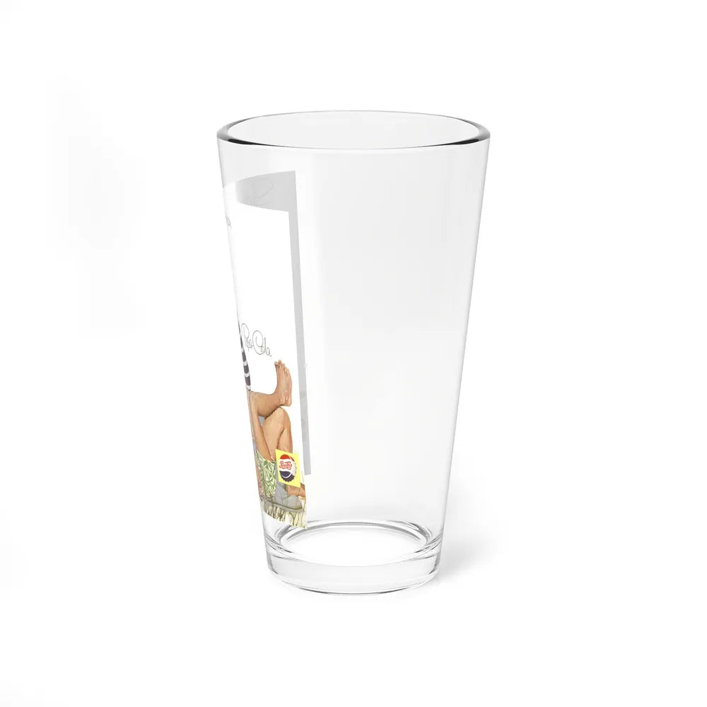 Strictly Modern American, Pepsi-Cola, Woman's Home Companion, August 1955 (Magazine Illustration) Pint Glass 16oz - Go Mug Yourself