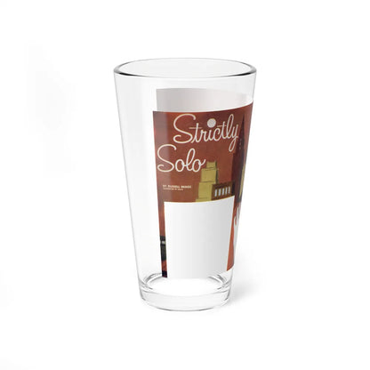 Strictly Solo, Redbook, August 1955 (Magazine Illustration) Pint Glass 16oz-Go Mug Yourself