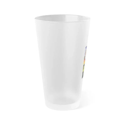 STRIKE COMMANDO 2 (ITALIAN) 1988 Movie Poster - Frosted Pint Glass 16oz - Go Mug Yourself