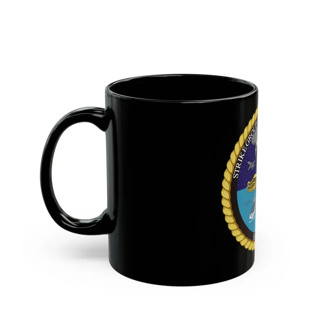 Strike Group Oceanography Team San Diego (U.S. Navy) Black Coffee Mug - Go Mug Yourself