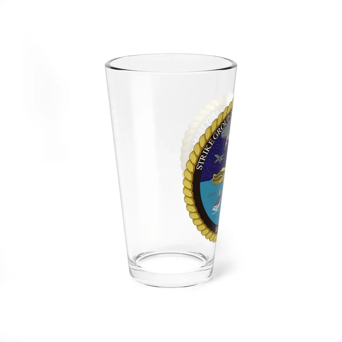 Strike Group Oceanography Team San Diego (U.S. Navy) Pint Glass 16oz - Go Mug Yourself