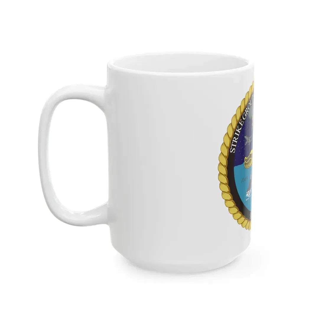 Strike Group Oceanography Team San Diego (U.S. Navy) White Coffee Mug - Go Mug Yourself