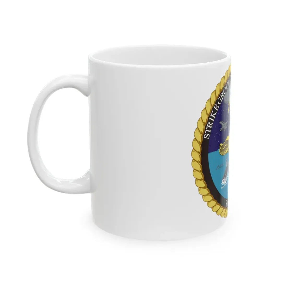 Strike Group Oceanography Team San Diego (U.S. Navy) White Coffee Mug - Go Mug Yourself