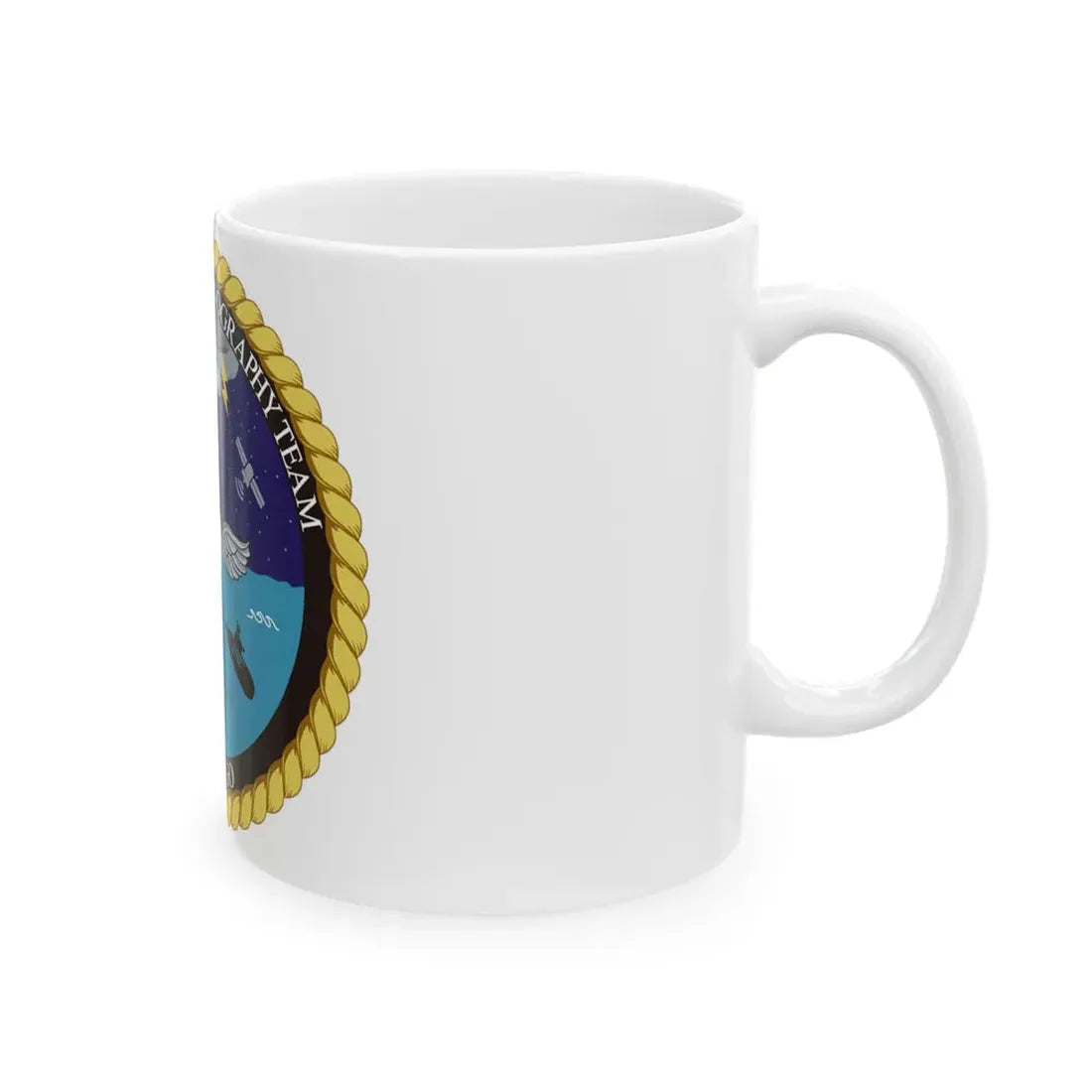 Strike Group Oceanography Team San Diego (U.S. Navy) White Coffee Mug - Go Mug Yourself