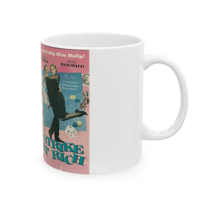 STRIKE IT RICH (VHS COVER) - White Coffee Mug-Go Mug Yourself