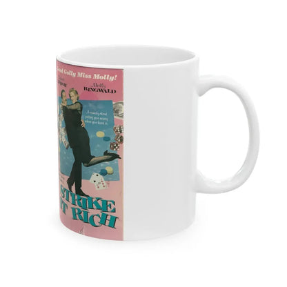 STRIKE IT RICH (VHS COVER) - White Coffee Mug - Go Mug Yourself