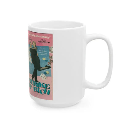 STRIKE IT RICH (VHS COVER) - White Coffee Mug - Go Mug Yourself