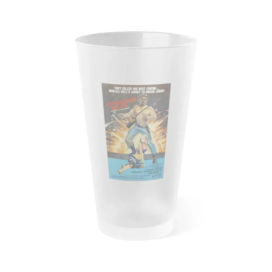 STRIKING BACK (SEARCH AND DESTROY) 1979 Movie Poster - Frosted Pint Glass 16oz Default Title - Go Mug Yourself