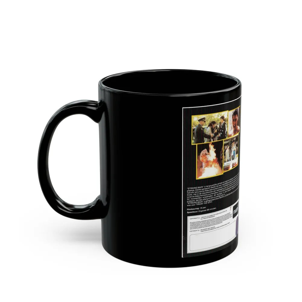 STRIKING BACK (VHS COVER) - Black Coffee Mug-Go Mug Yourself