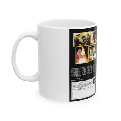 STRIKING BACK (VHS COVER) - White Coffee Mug - Go Mug Yourself