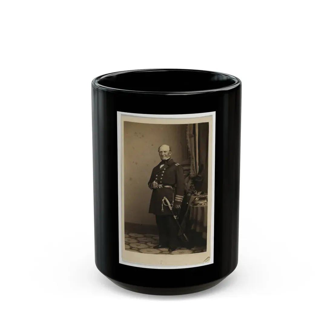 Stringham, New York (U.S. Civil War) Black Coffee Mug 15oz - Go Mug Yourself