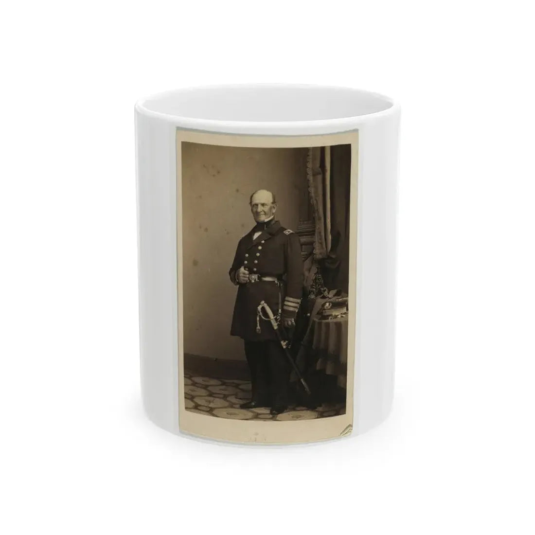 Stringham, New York (U.S. Civil War) White Coffee Mug 11oz - Go Mug Yourself