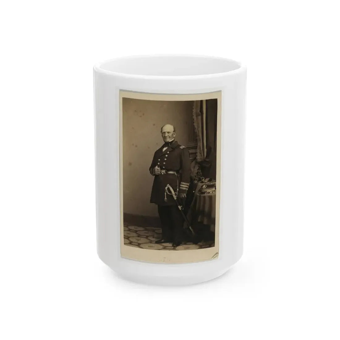 Stringham, New York (U.S. Civil War) White Coffee Mug 15oz - Go Mug Yourself