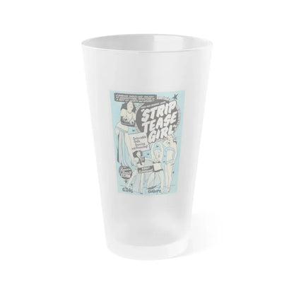 STRIP TEASE GIRL 1952 Movie Poster - Frosted Pint Glass 16oz Default Title - Go Mug Yourself