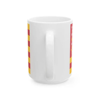 Striped Flag of Finland unofficial (Finland) White Coffee Mug - Go Mug Yourself