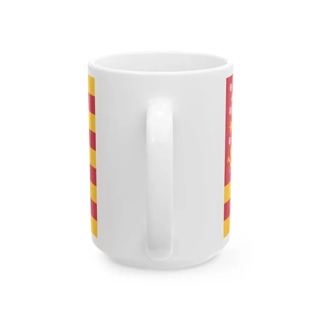 Striped Flag of Finland unofficial (Finland) White Coffee Mug - Go Mug Yourself