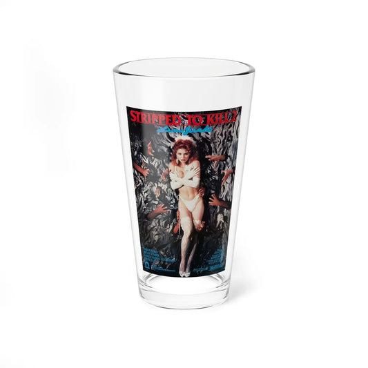 STRIPPED TO KILL (2) 1987 Movie Poster - Pint Glass 16oz-16oz-Go Mug Yourself