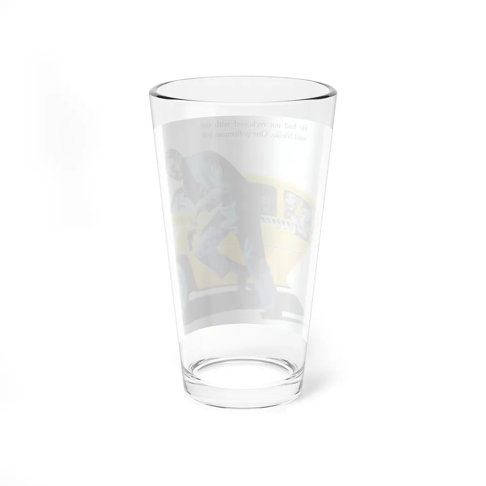 Stroll Into Danger (2) (Magazine Illustration) Pint Glass 16oz-Go Mug Yourself