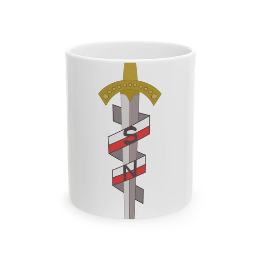 Stronnictwo Narodowe emblem (Poland) White Coffee Mug-11oz-Go Mug Yourself