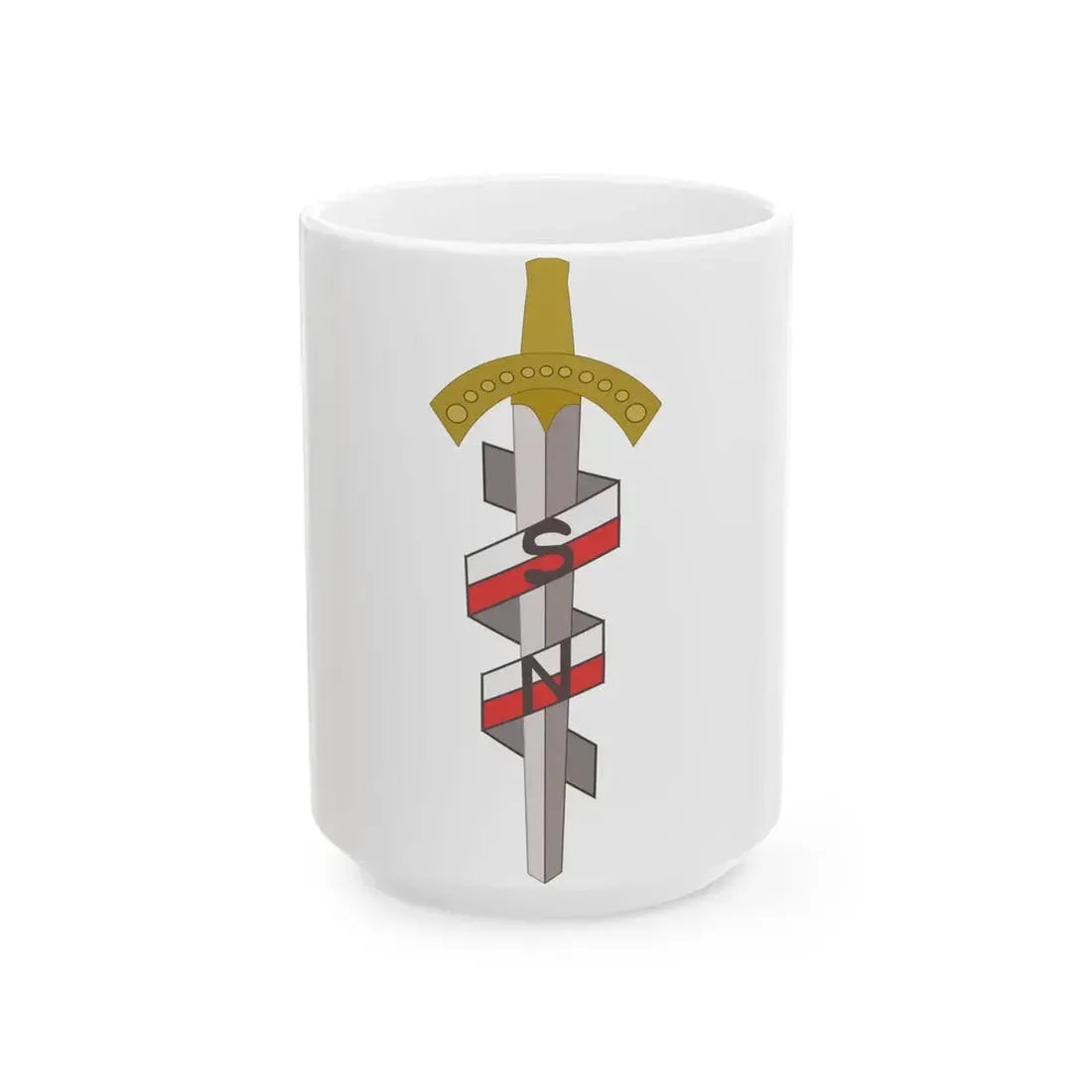 Stronnictwo Narodowe emblem (Poland) White Coffee Mug 15oz - Go Mug Yourself