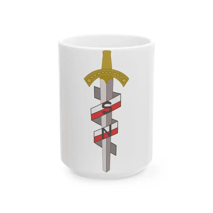 Stronnictwo Narodowe emblem (Poland) White Coffee Mug 15oz - Go Mug Yourself