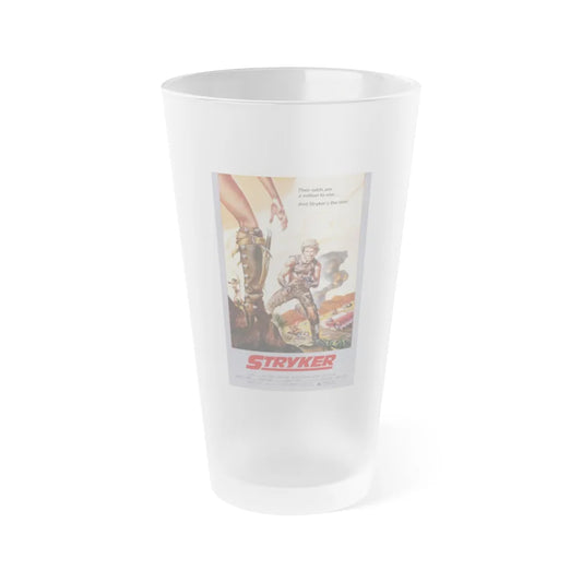 STRYKER 1983 Movie Poster - Frosted Pint Glass 16oz-Go Mug Yourself