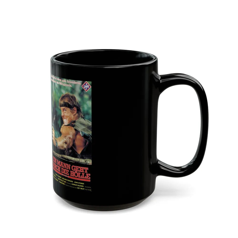 STRYKER GERMAN (VHS COVER) - Black Coffee Mug-Go Mug Yourself