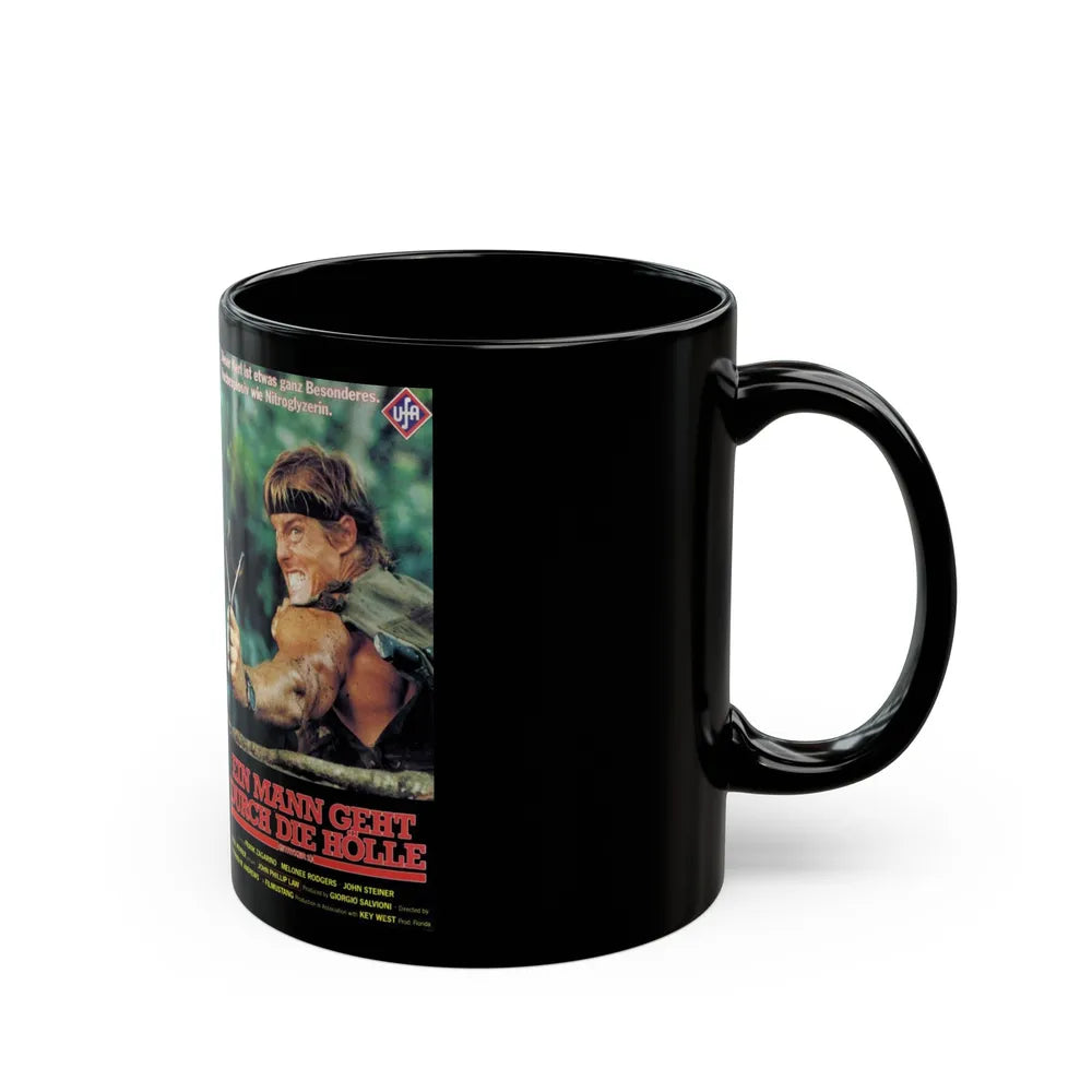 STRYKER GERMAN (VHS COVER) - Black Coffee Mug-Go Mug Yourself