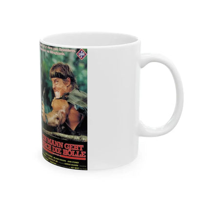 STRYKER GERMAN (VHS COVER) - White Coffee Mug - Go Mug Yourself